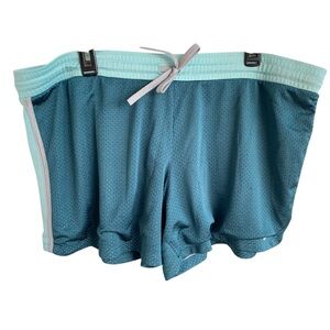 Teal Women's Athletic Shorts Nice Dri Fit Size XL